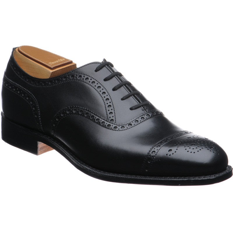 Product image for Church Diplomat mens semi-brogues in black calf