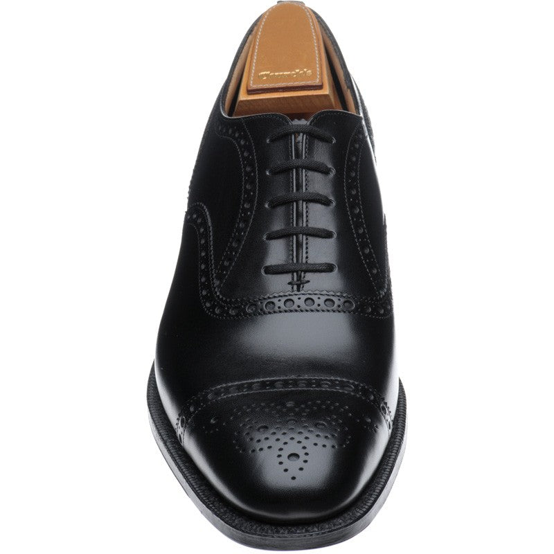 Product image for Church Diplomat mens semi-brogues in black calf