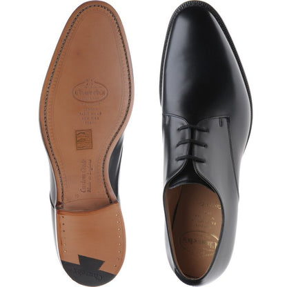 Product image for Church Oslo mens Derby shoes in black calf