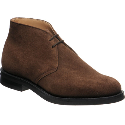 Product image for Church Ryder III Lightweight mens rubber-soled Chukka boots in sigar suede