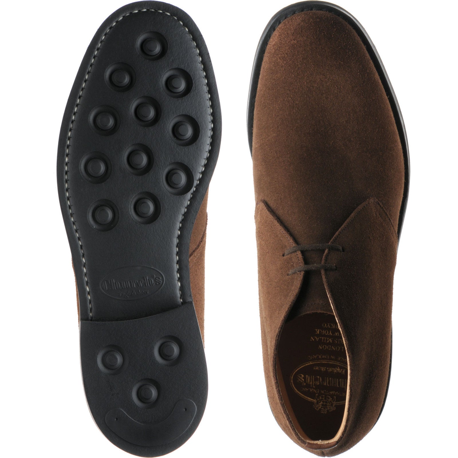 Church Ryder III Lightweight mens rubber-soled Chukka boots in