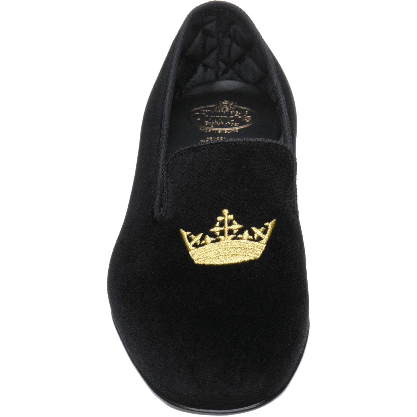 Product image for Church Sovereign slippers in black velvet