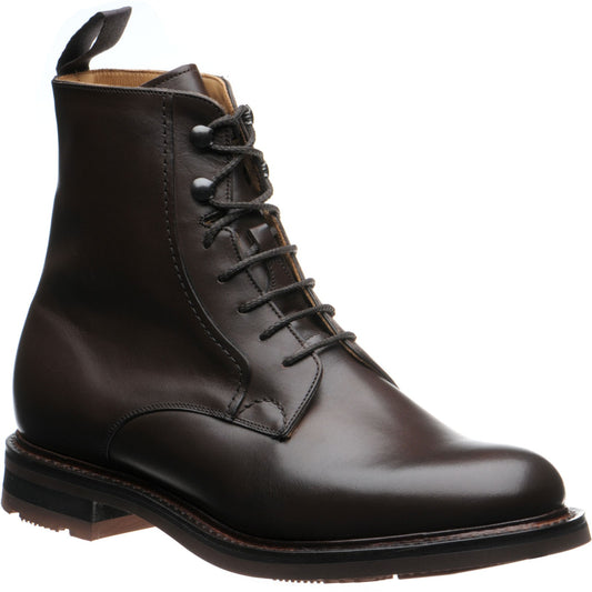 Product image for Church Wootton mens rubber-soled boots in ebony calf