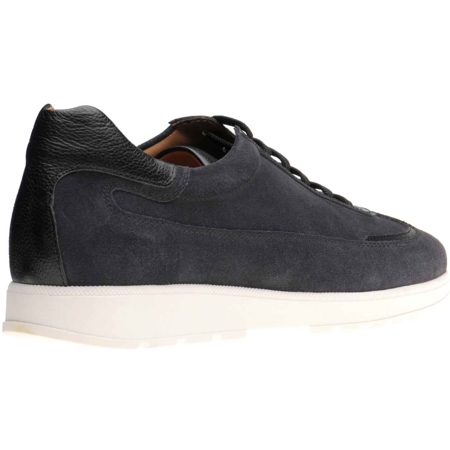 Product image for Herring Algarve in navy suede and black grain