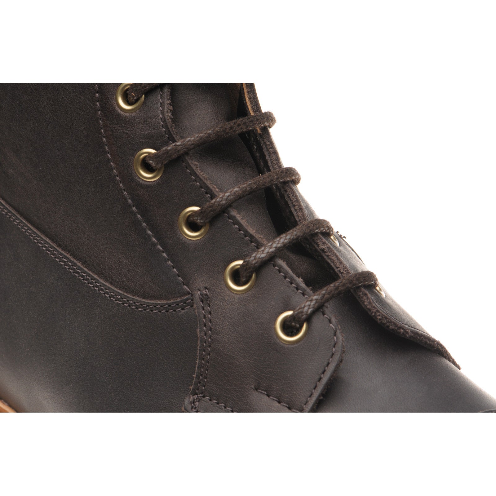 Product image for Herring Allan mens rubber-soled boots in dark brown