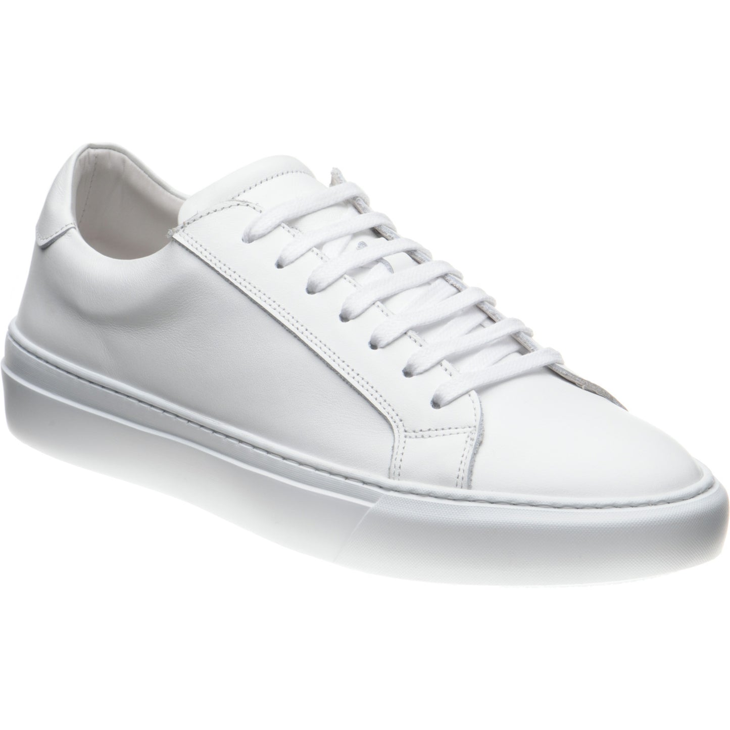 Product image for Herring Amalfi mens rubber-soled in white calf (second)