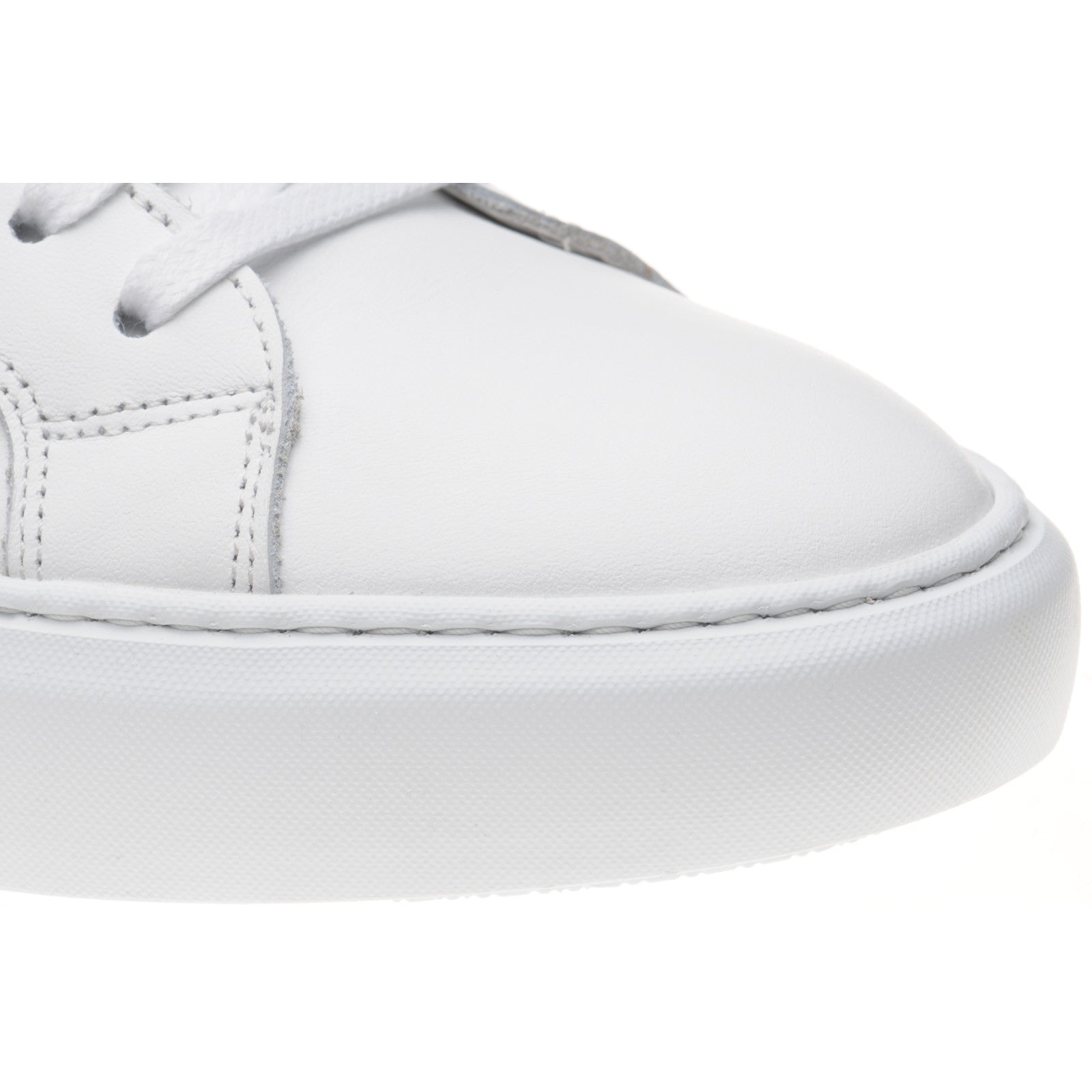 Product image for Herring Amalfi mens rubber-soled in white calf (second)
