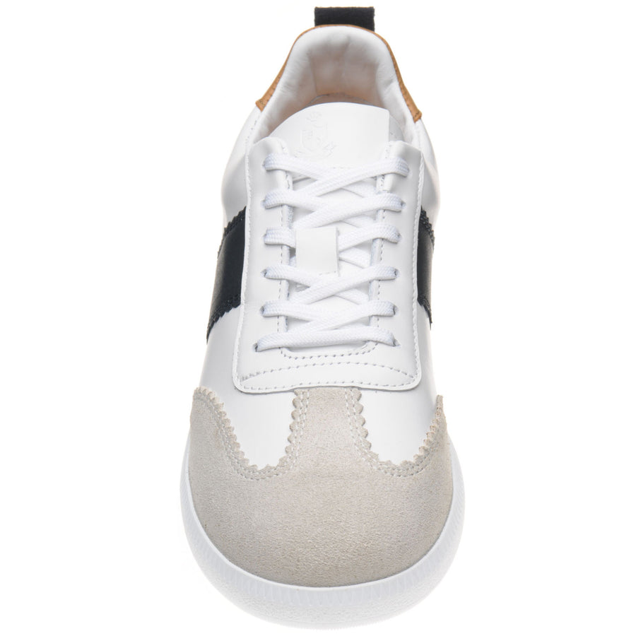 Product image for Herring Angelina ladies rubber-soled trainers in white and navy
