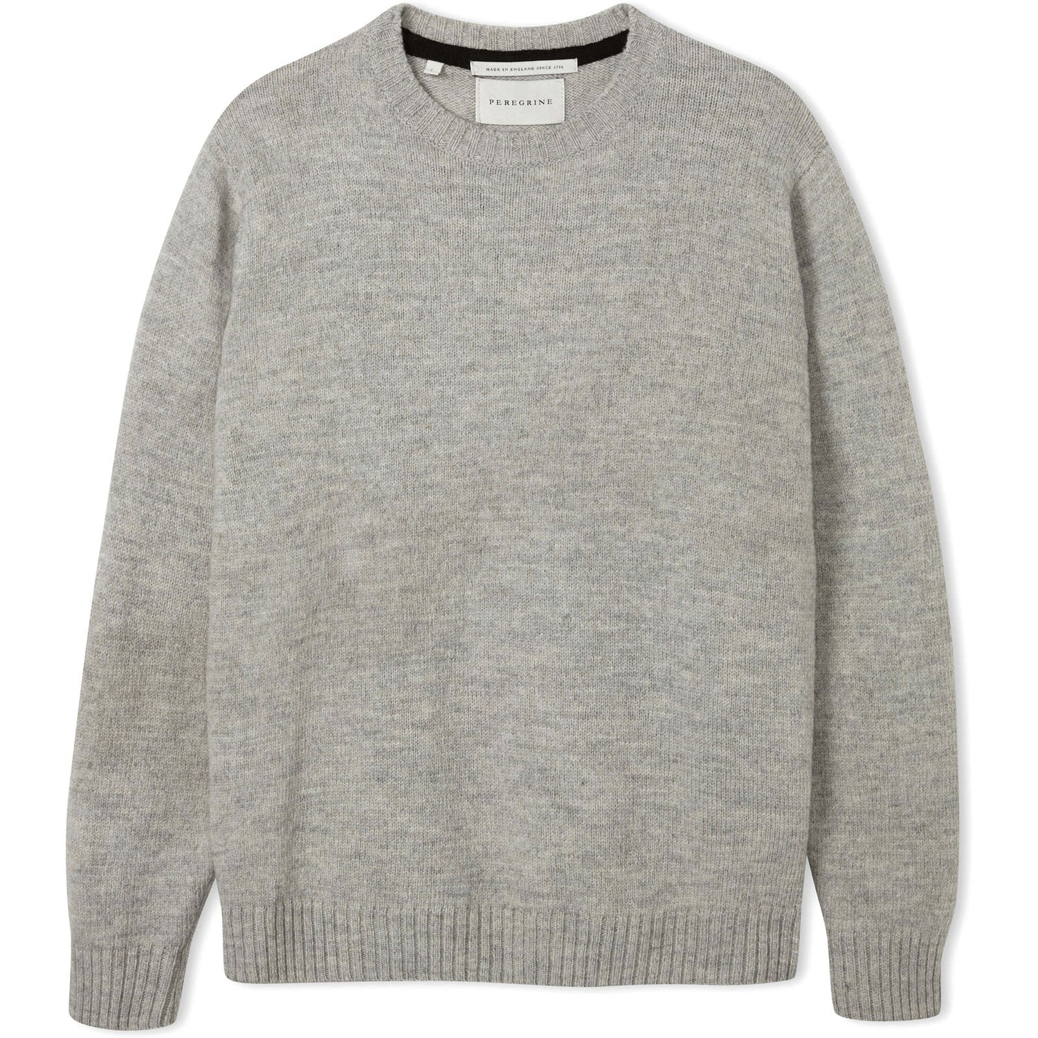 Product image for Herring Annan Crew Jumper by Peregrine in light grey