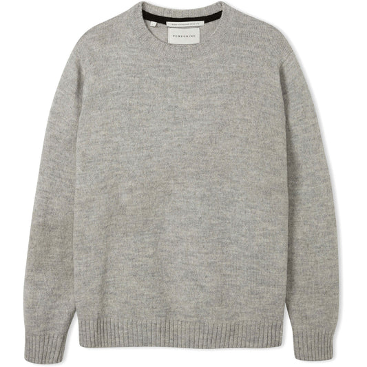 Product image for Herring Annan Crew Jumper by Peregrine in light grey