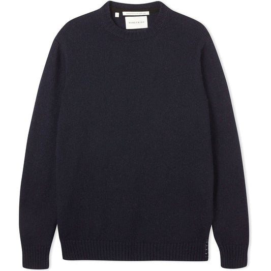 Product image for Herring Annan Crew Jumper by Peregrine in navy