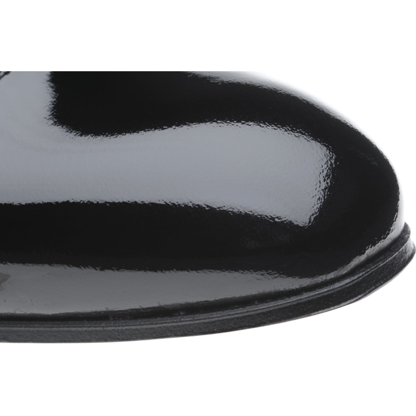 Product image for Herring Aston mens Oxfords in black patent (second)