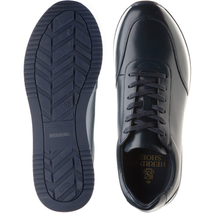 Product image for Herring Atlanta mens rubber-soled in navy calf