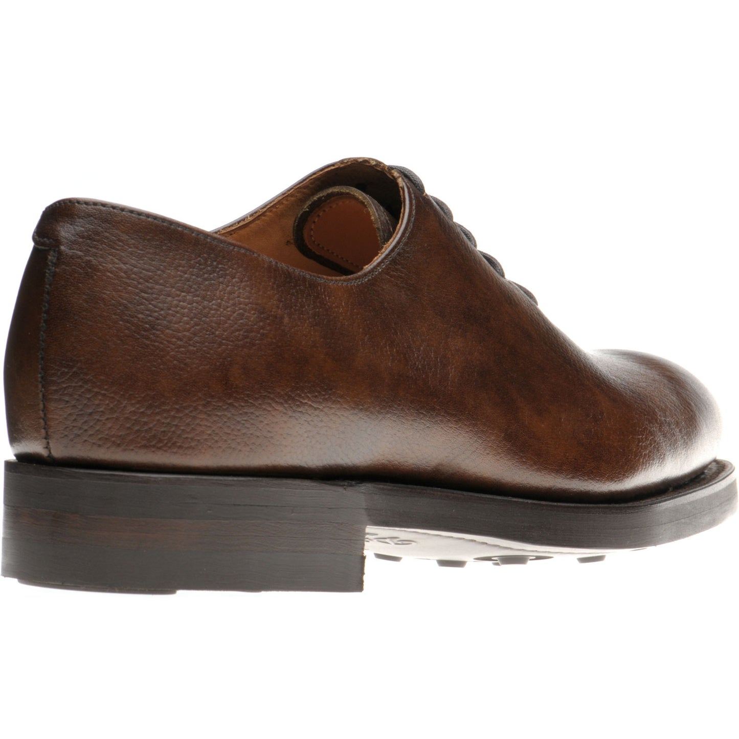Product image for Herring Bandon mens rubber-soled wholecuts in brown shadow grain 