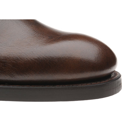 Product image for Herring Bandon mens rubber-soled wholecuts in brown shadow grain 