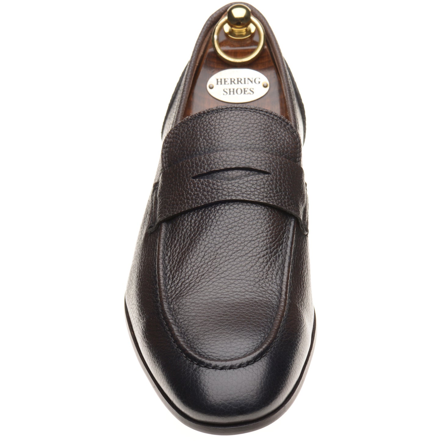 Product image for Herring Barbato mens hybrid-soled loafers in brown grain (second)