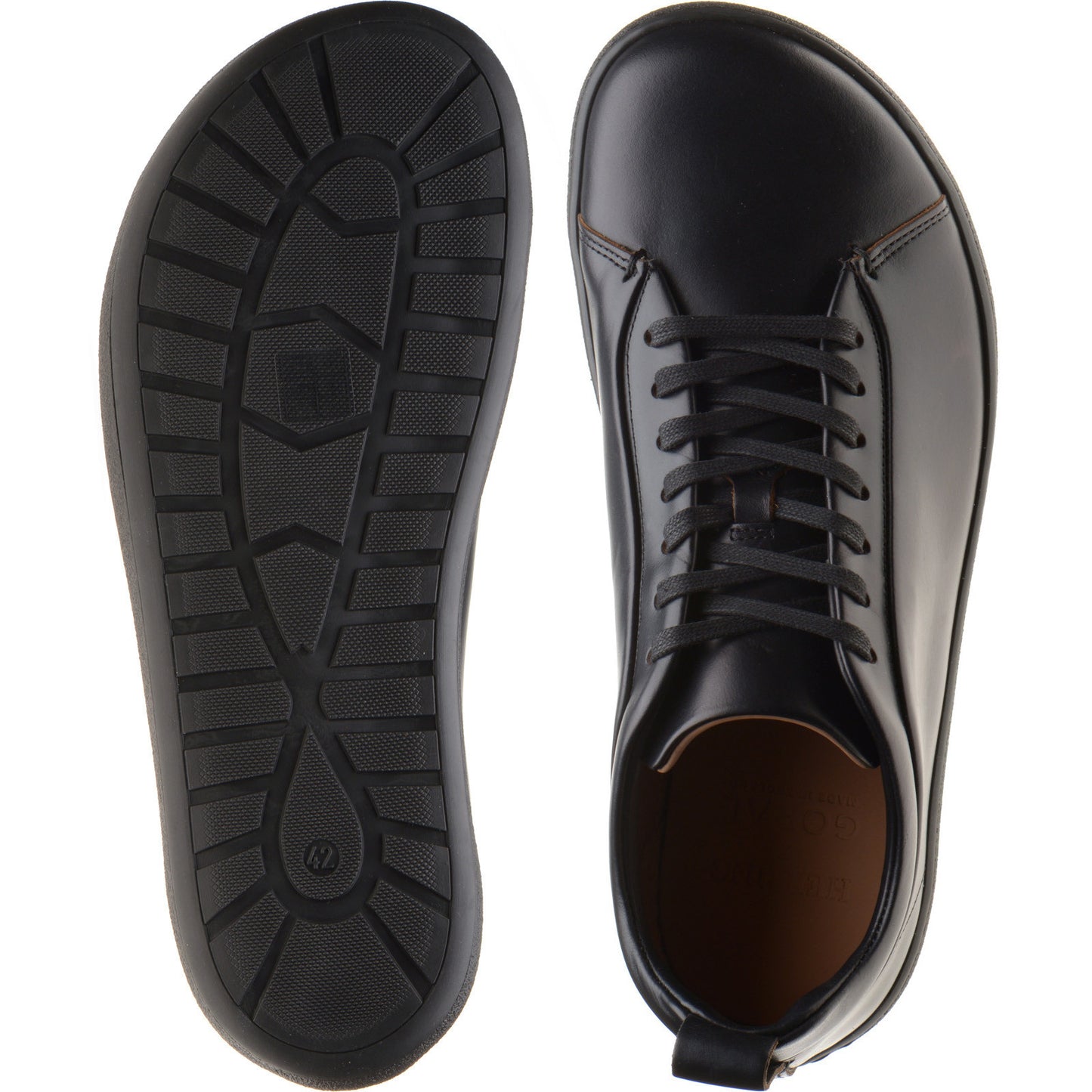 Product image for Herring Barefoot mens rubber-soled in black