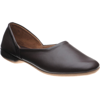 Product image for Herring Baron mens slippers in wine calf (second)