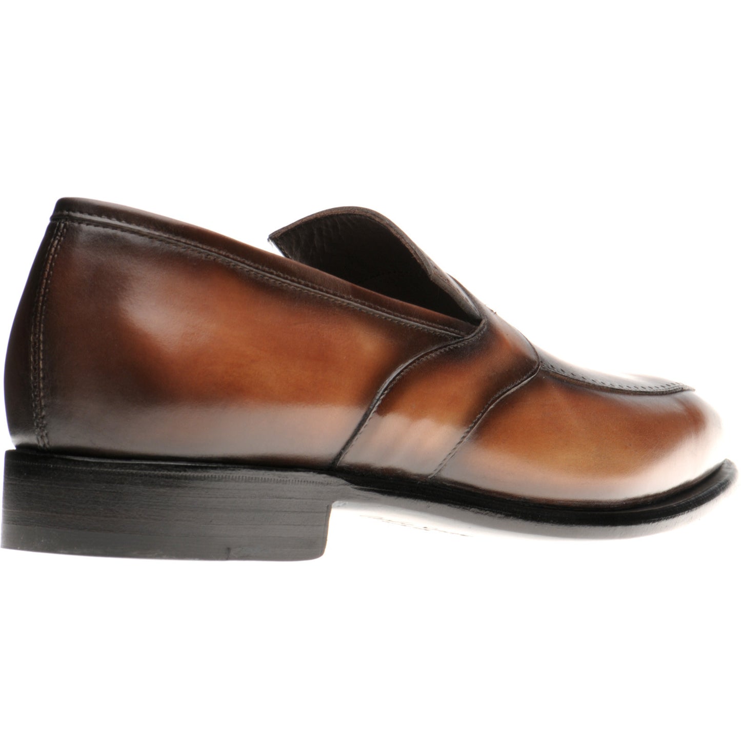 Product image for Herring Belmont mens loafers in chestnut calf