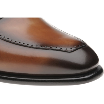 Product image for Herring Belmont mens loafers in chestnut calf