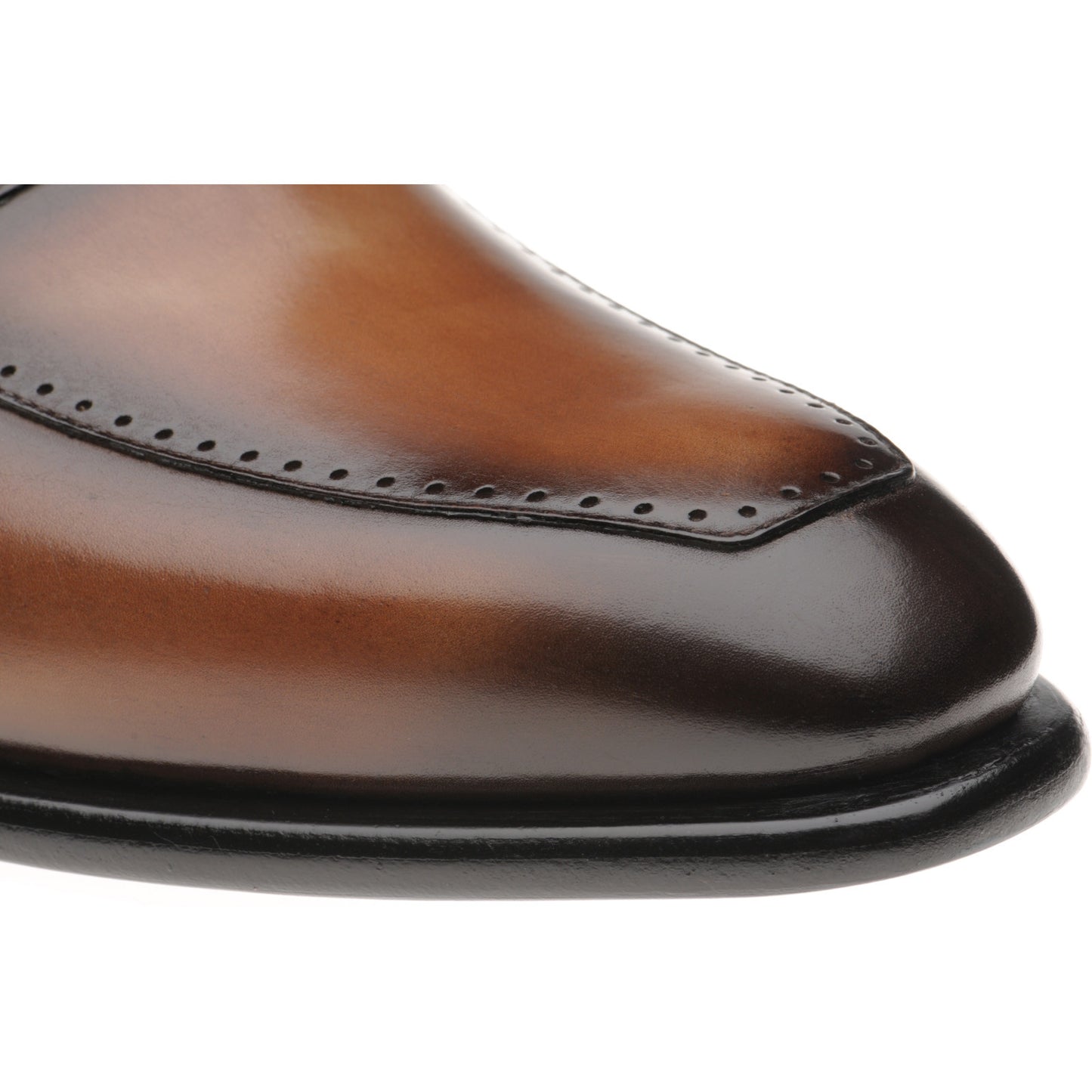 Product image for Herring Belmont mens loafers in chestnut calf (second)