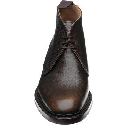 Product image for Herring Benridge mens rubber-soled boots in bronze rub off