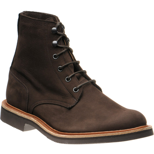 Product image for Herring Bernwood mens rubber-soled boots in dark brown hydro nubuck