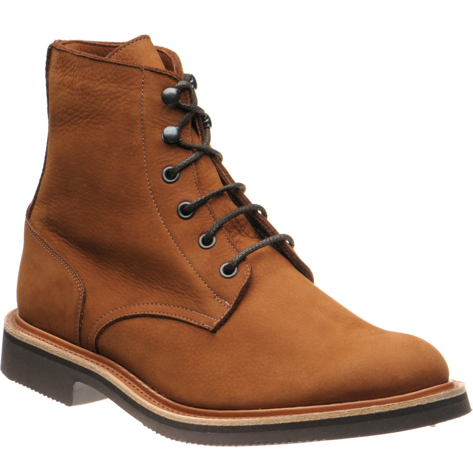 Product image for Herring Bernwood mens rubber-soled boots in whiskey hydro nubuck