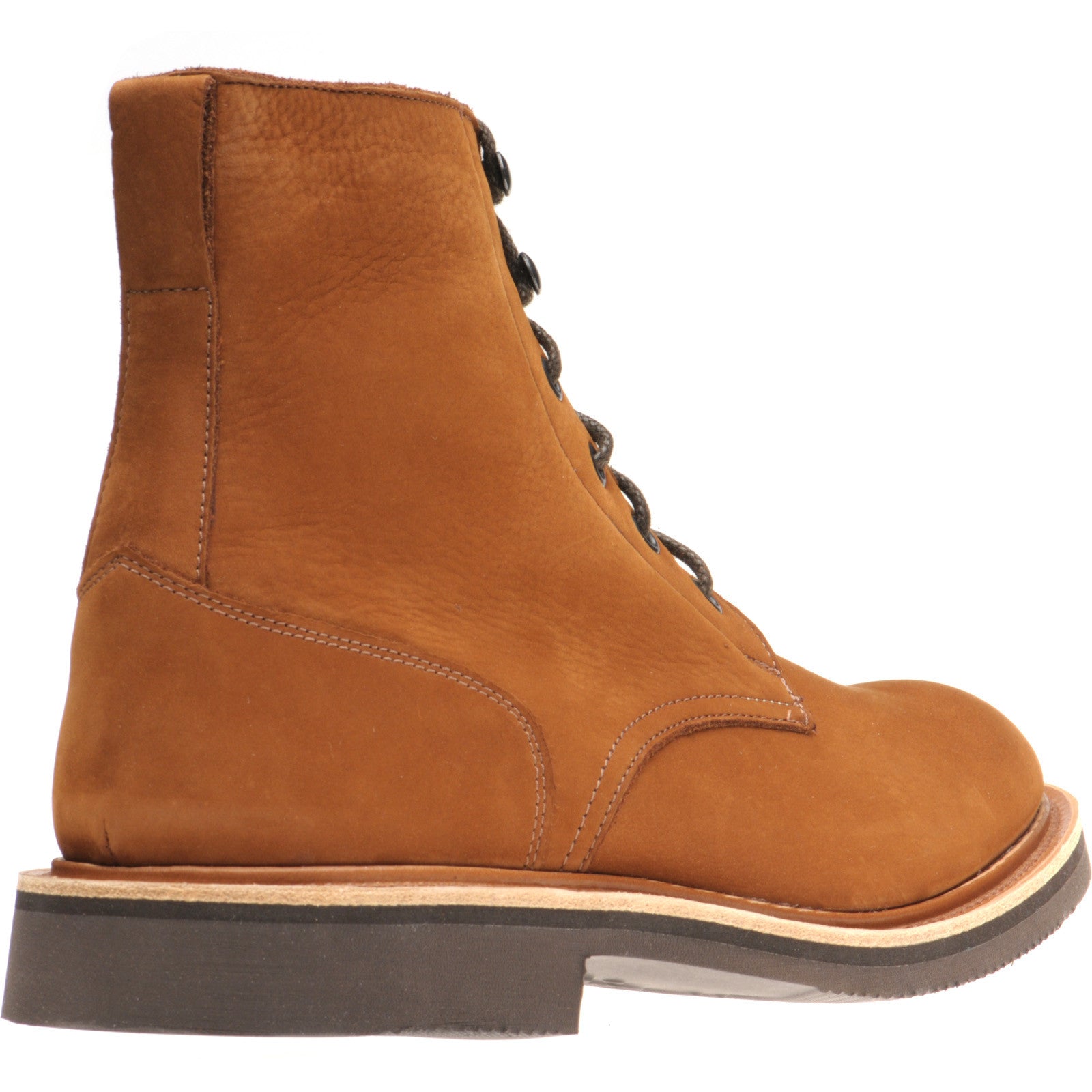 Product image for Herring Bernwood mens rubber-soled boots in whiskey hydro nubuck