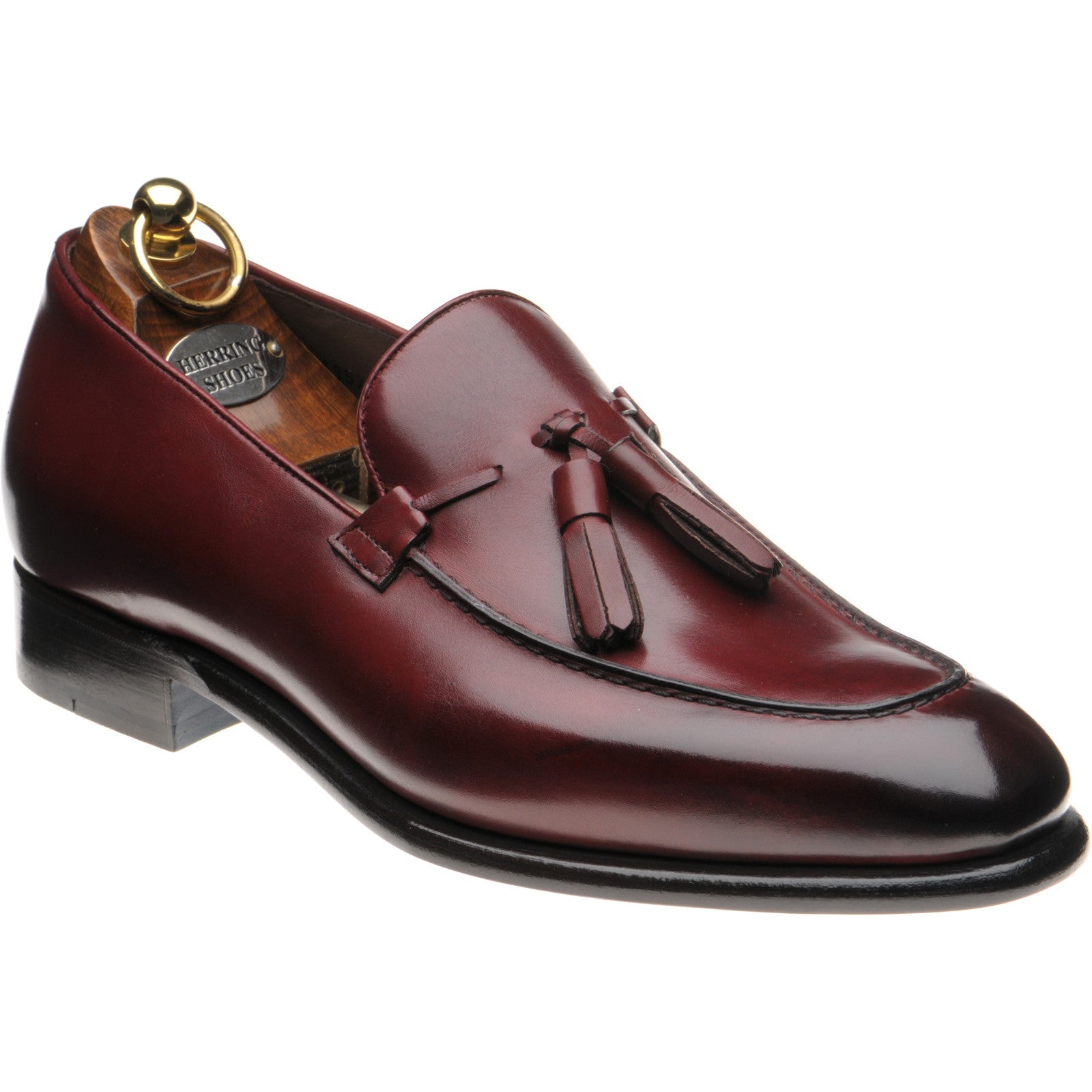 Product image for Herring Blackheath in burgundy calf