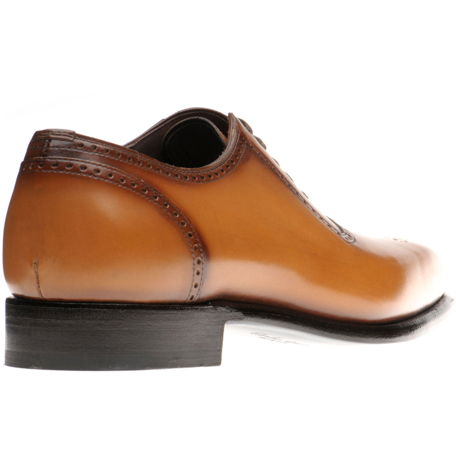 Product image for Herring Bournwell mens brogues in brown calf