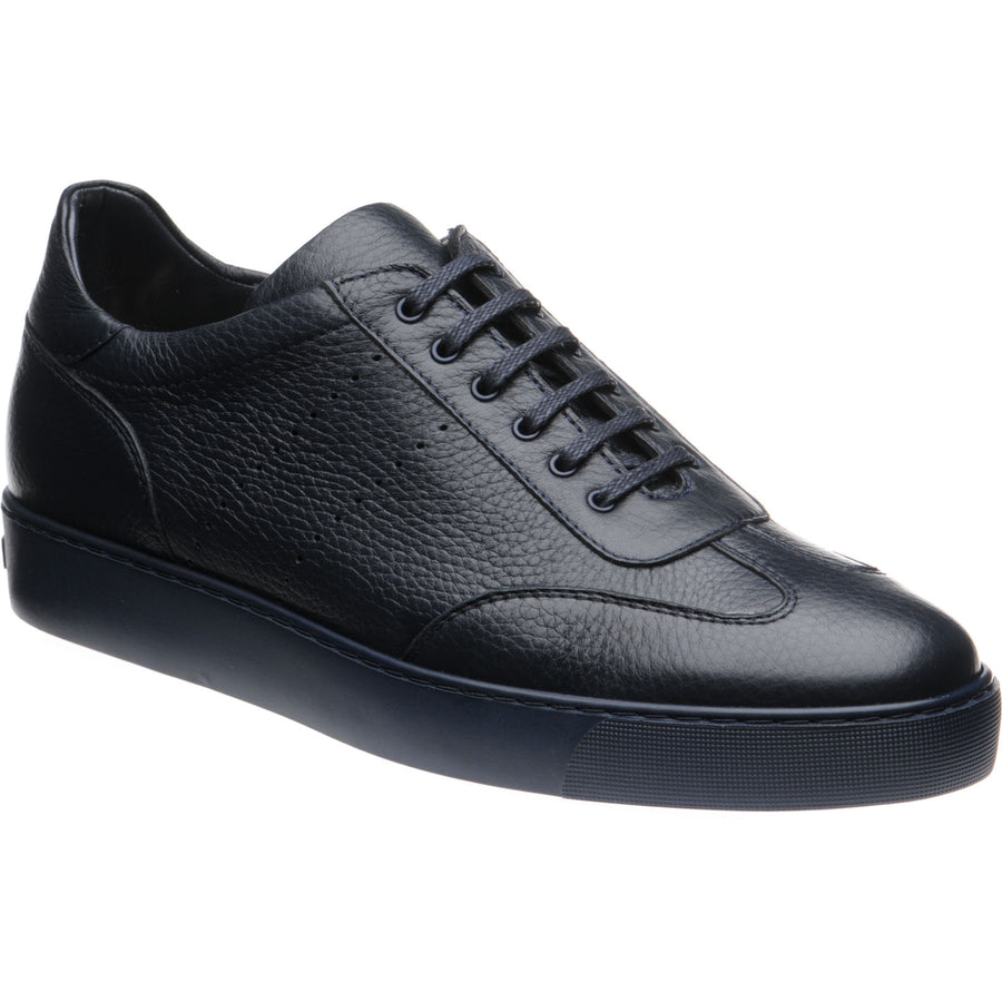 Product image for Herring Brendon in navy grain calf