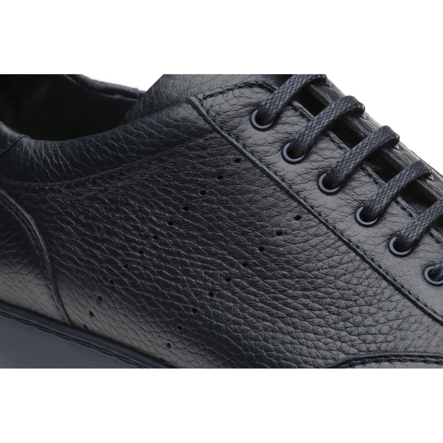 Product image for Herring Brendon in navy grain calf