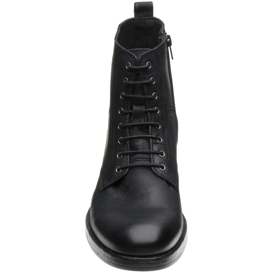 Product image for Herring Bridges in black waxy calf