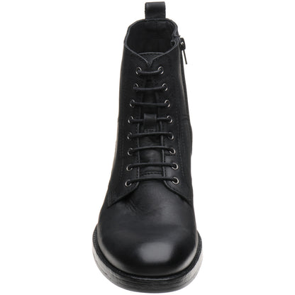 Product image for Herring Bridges mens rubber-soled boots in black waxy calf (second)