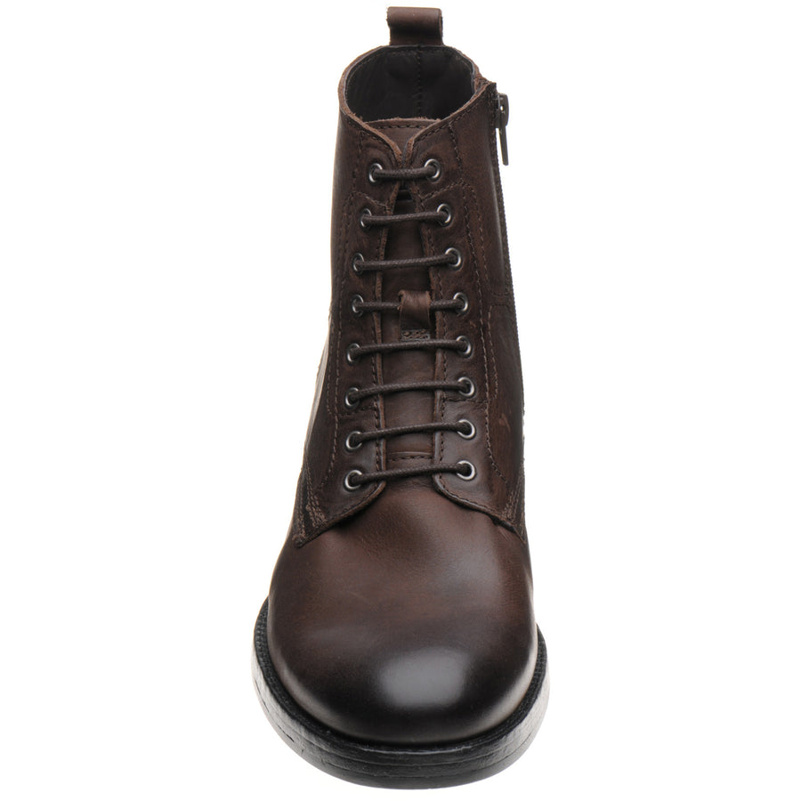 Product image for Herring Bridges mens rubber-soled boots in brown waxy calf (second)