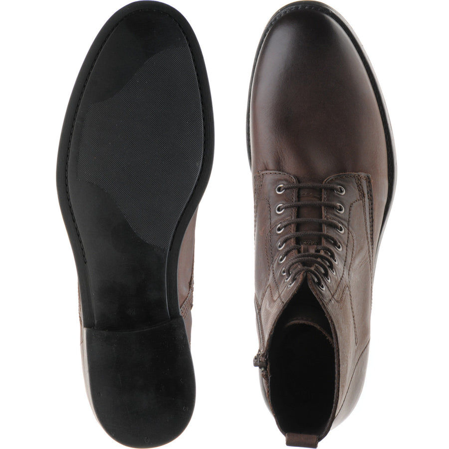 Product image for Herring Bridges mens rubber-soled boots in brown waxy calf (second)