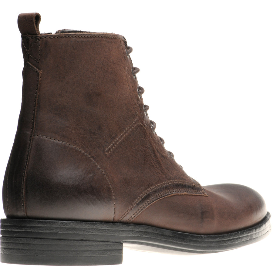 Product image for Herring Bridges mens rubber-soled boots in brown waxy calf (second)