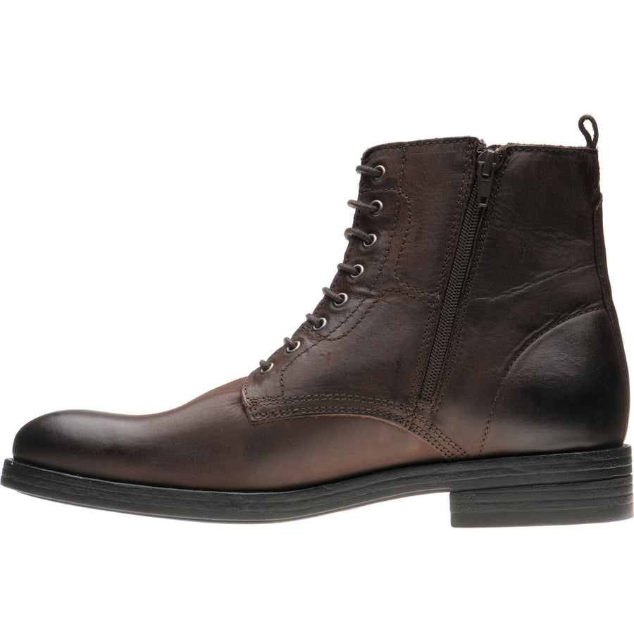 Product image for Herring Bridges mens rubber-soled boots in brown waxy calf (second)