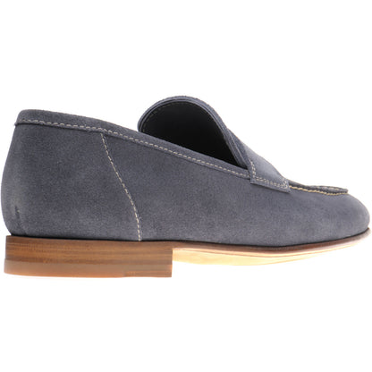 Product image for Herring Bridport mens hybrid-soled loafers in grey suede