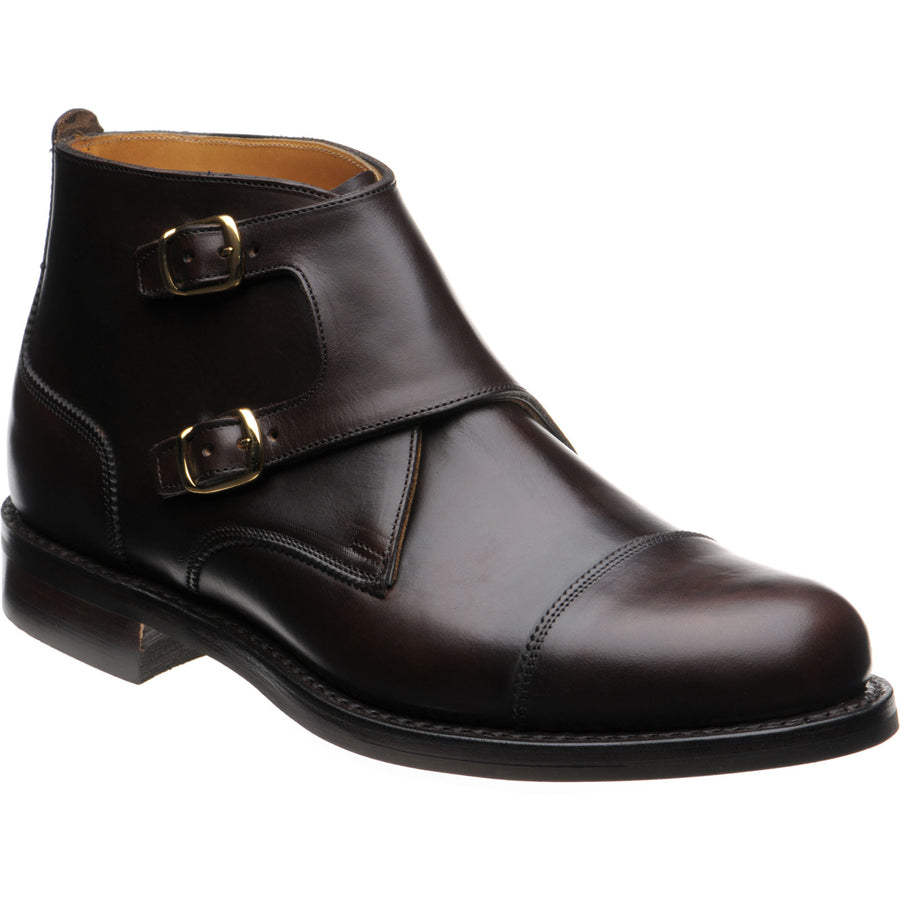 Product image for Herring Burntwood mens rubber-soled boots in brown waxy (second)
