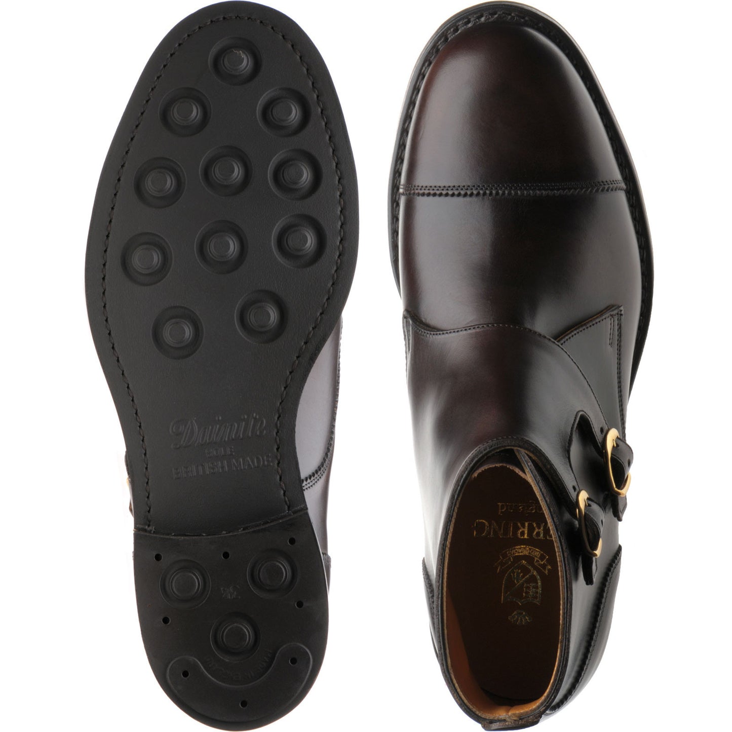 Product image for Herring Burntwood mens rubber-soled boots in brown waxy (second)