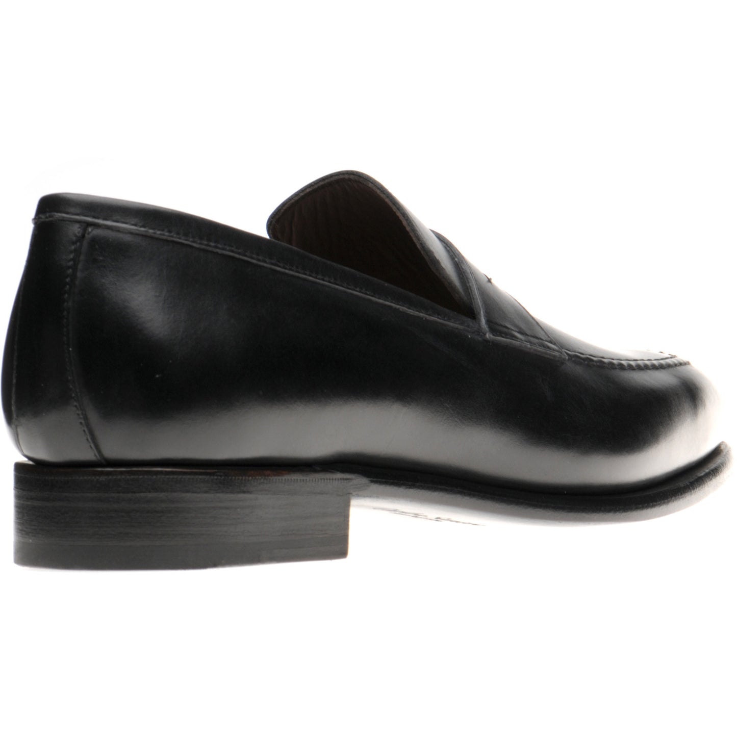 Product image for Herring Cadogan mens loafers in black calf (second)