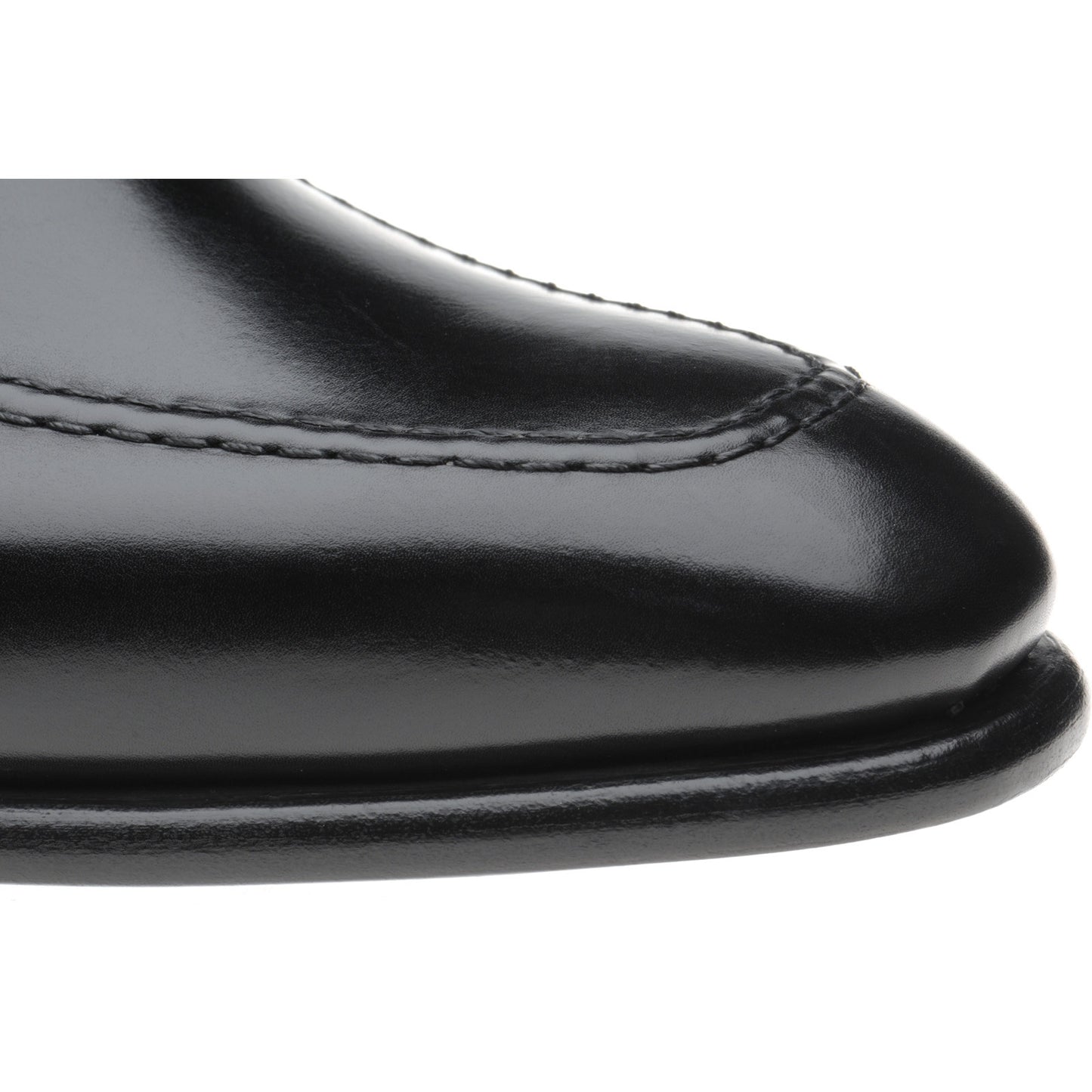 Product image for Herring Cadogan mens loafers in black calf (second)