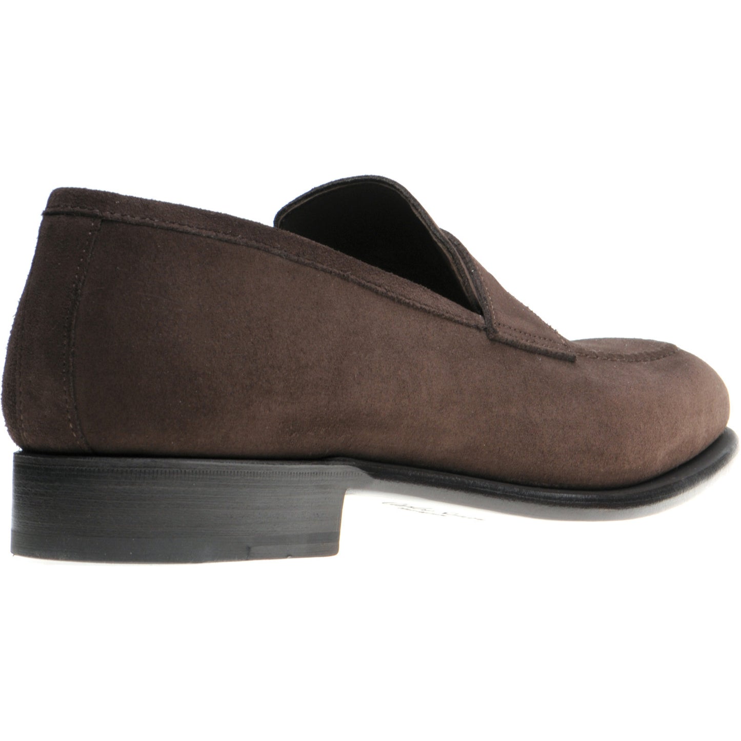 Product image for Herring Cadogan mens loafers in dark brown suede