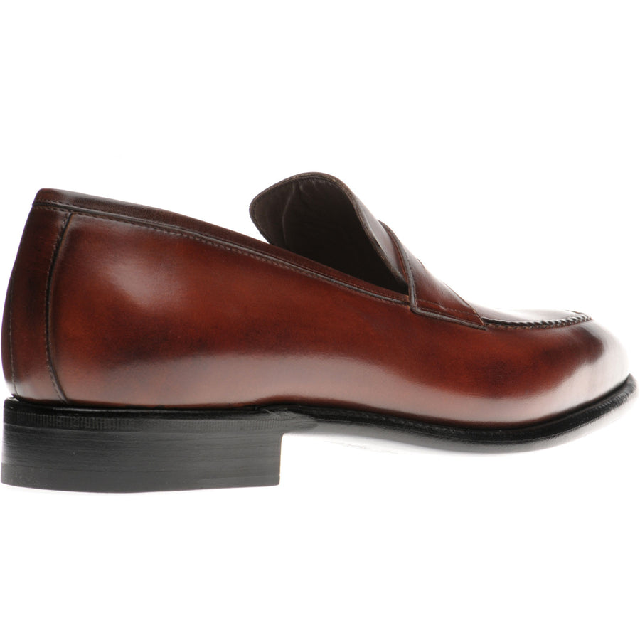 Product image for Herring Cadogan mens loafers in rosewood calf (second)