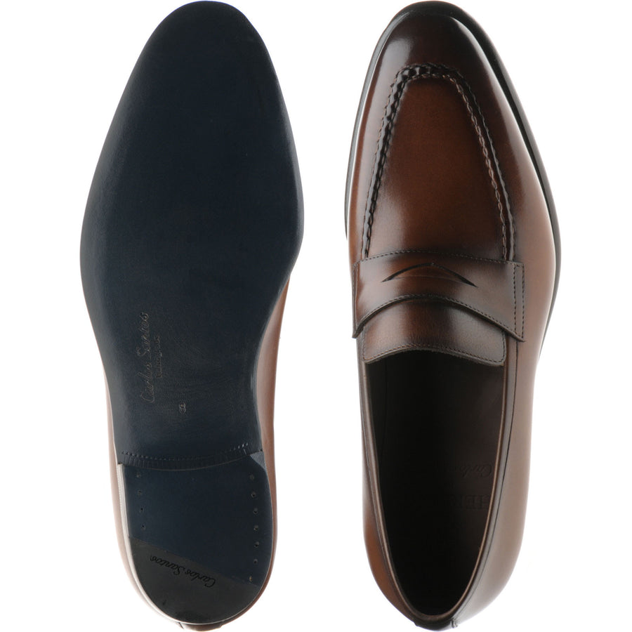 Product image for Herring Cadogan in tobacco calf