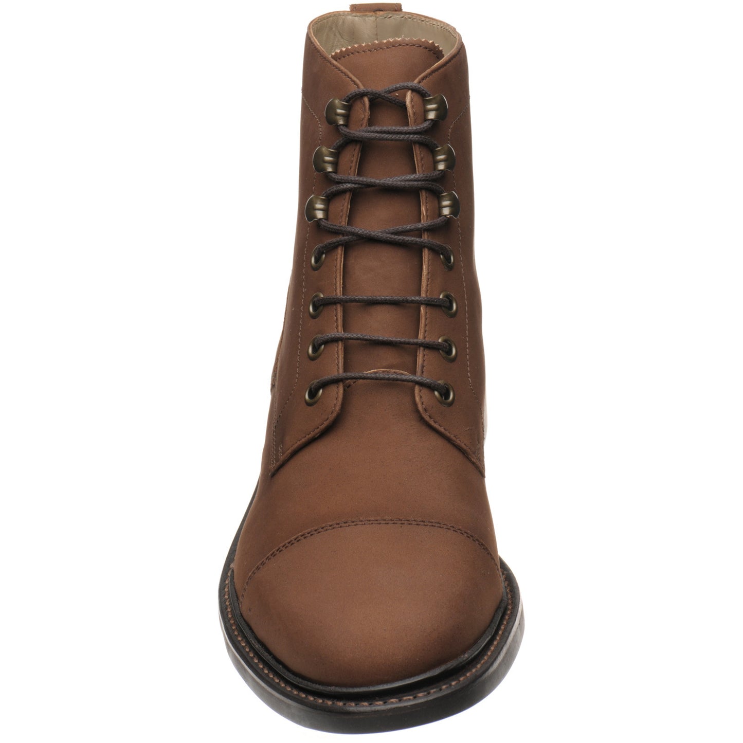 Product image for Herring Caldbeck Rubber mens rubber-soled boots in brown nubuck