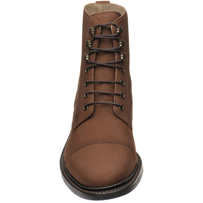 Product image for Herring Caldbeck Rubber mens rubber-soled boots in brown nubuck