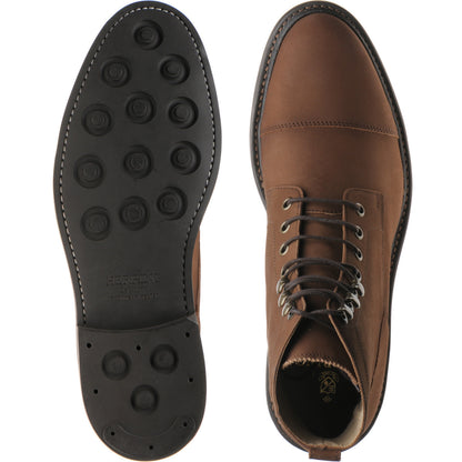 Product image for Herring Caldbeck Rubber mens rubber-soled boots in brown nubuck